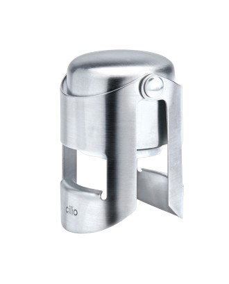 Dop pentru sticla de sampanie, 5.5 cm, inox satinat - CILIO